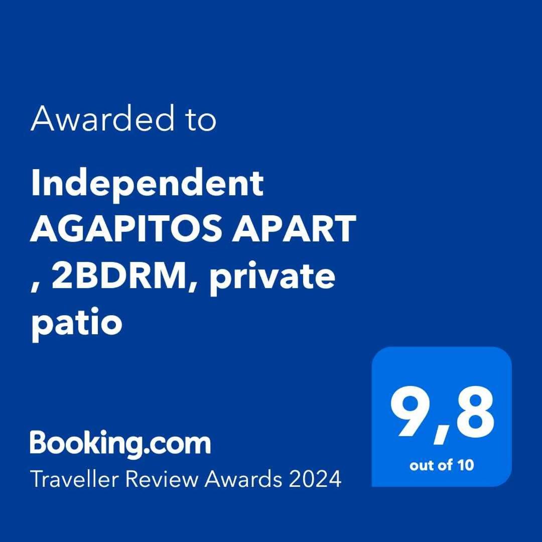Independent Agapitos Apart , 2Bdrm, Private Patio Naxos City Eksteriør bilde